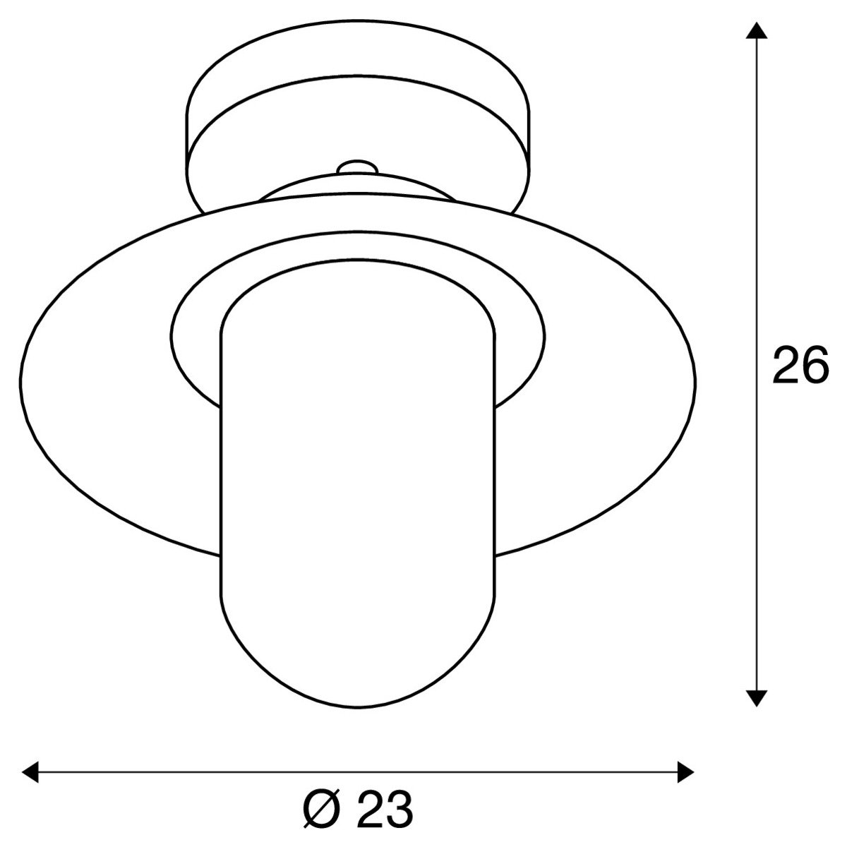 Molat Deckenleuchte anthrazit Stalllampe silber Deckenlampe