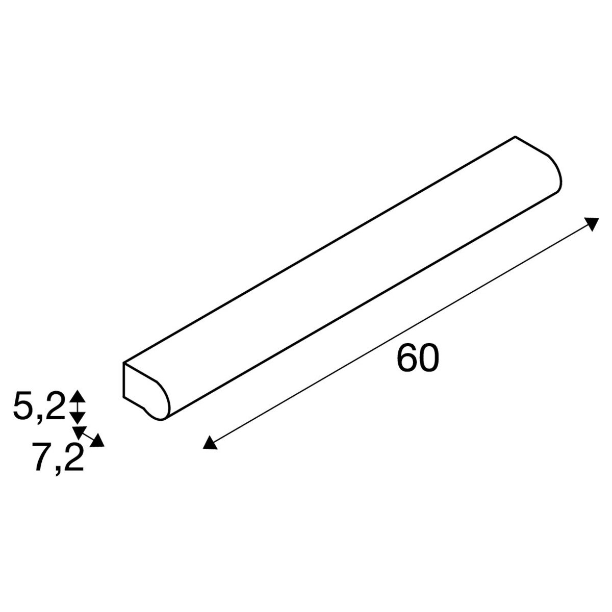 Wandleuchte Score L Downlighter schwarz in Modernem Stil von KS Beleuchtung 