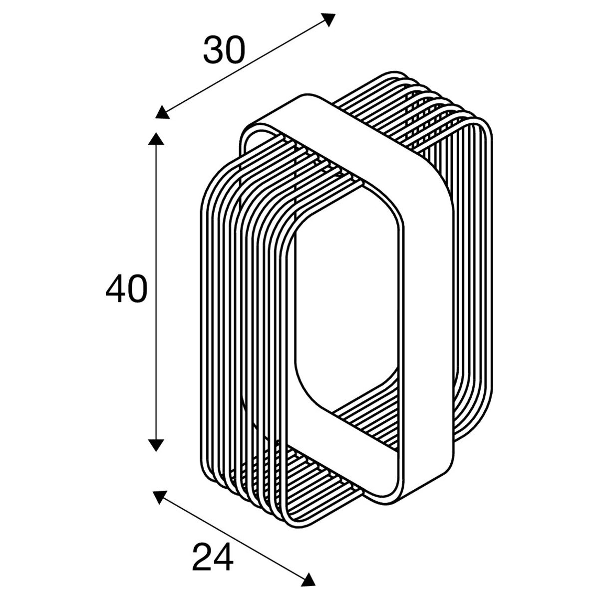 Grid Sun Stehleuchte Stehlamp Garten schwarz SLV