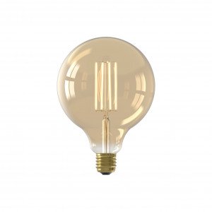 Große LED-Lichtquelle 6 Watt dimmbar gold