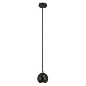 Schwarze Kugel-Pendelleuchte Aluminium Gu10 Deckenleuchte Schwarze Kugel-Pendelleuchte Aluminium Gu10 Deckenleuchte