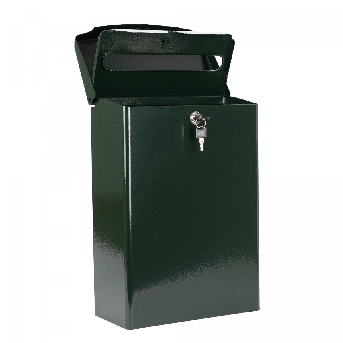 Briefkasten B32 Wand grün Aluminium modern