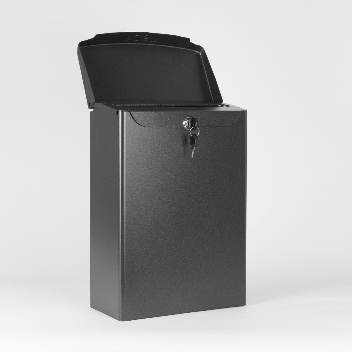 Briefkasten B32 Wand anthrazit Aluminium modern