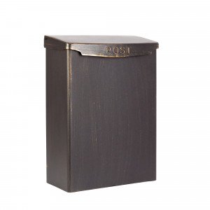 Briefkasten B32 Wand bronze Aluminium modern