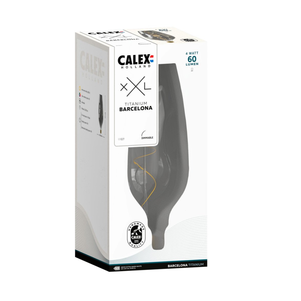 XXL Design LED Glühbirne Barcelona- Stilvolle und dimmbare Lampe