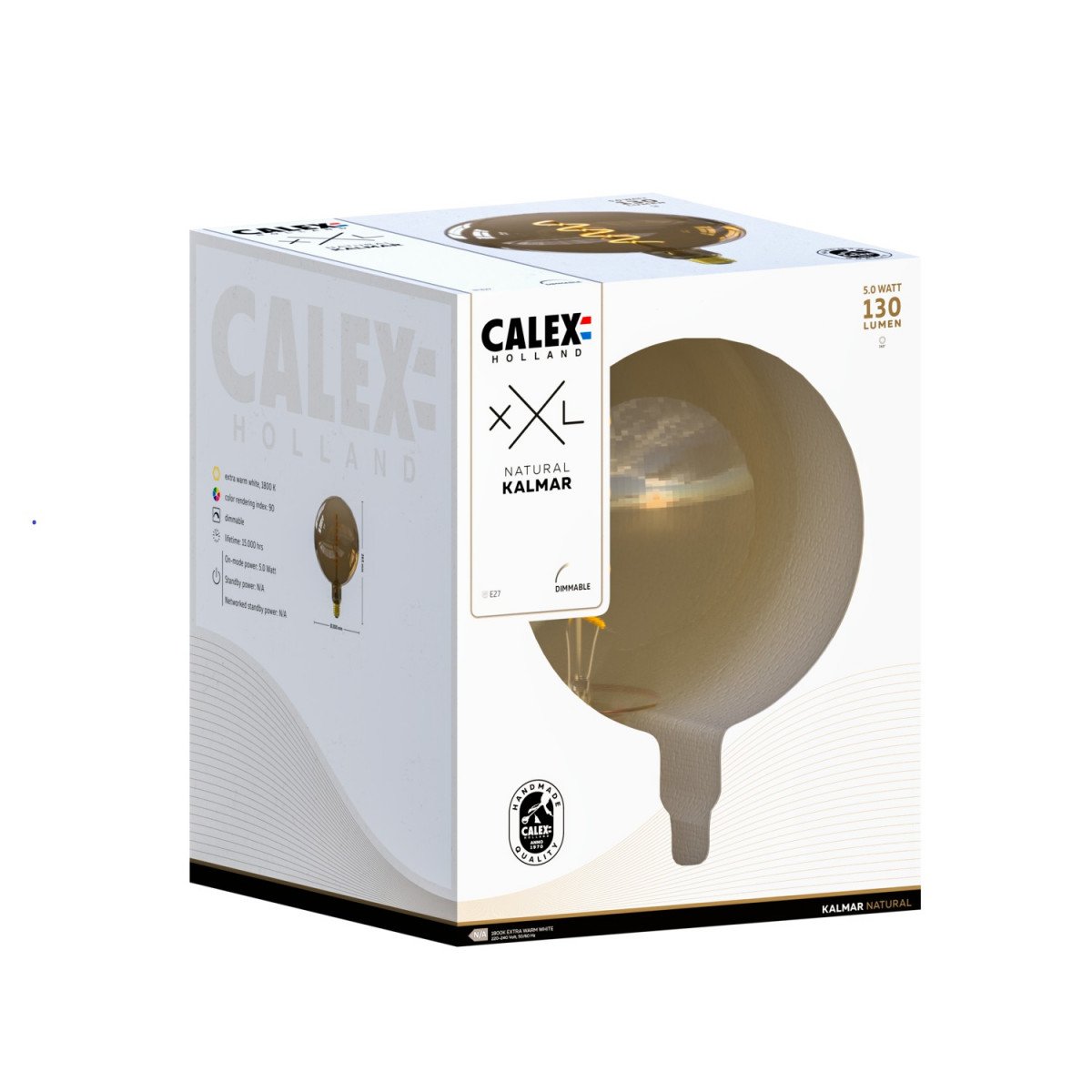Luxuriöse Calex LED-Lichtquelle 5 Watt E27 Fassung moderne Ambientebeleuchtung 