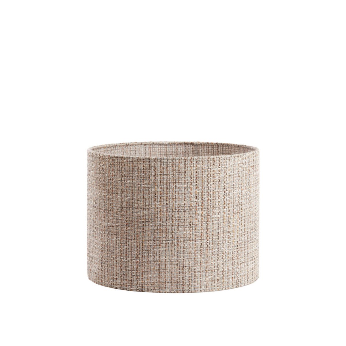 OKAVI Lampenschirm Zylinder Hellbraun