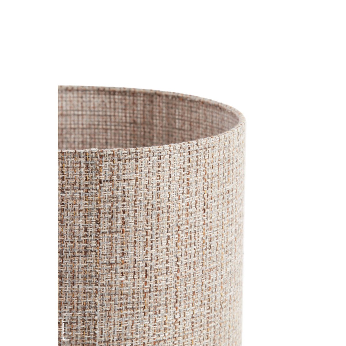 OKAVI Lampenschirm Zylinder Hellbraun