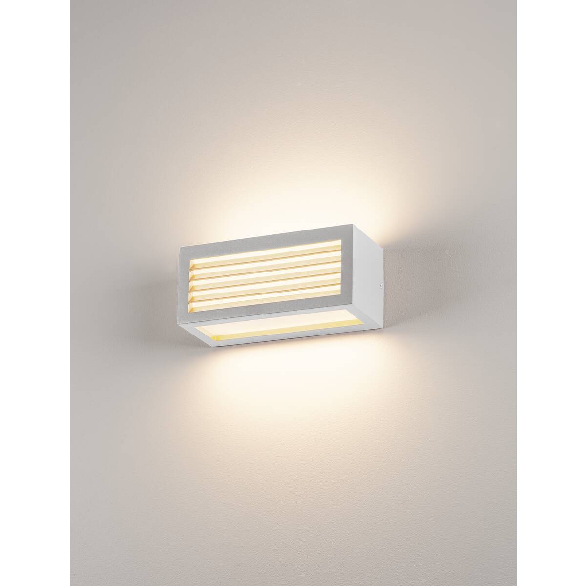 Außenlampe Box-l E27 Weiß 1xe27