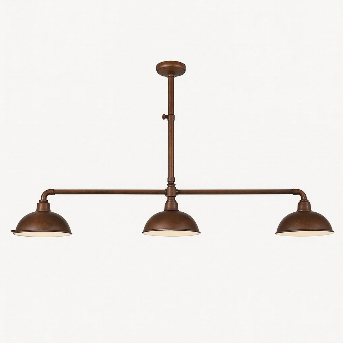 Messinglampe in antikem Dunkelkupfer mit E27-Fassung