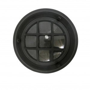 Messinglampe in antikschwarzer Farbe mit E27-Fassung