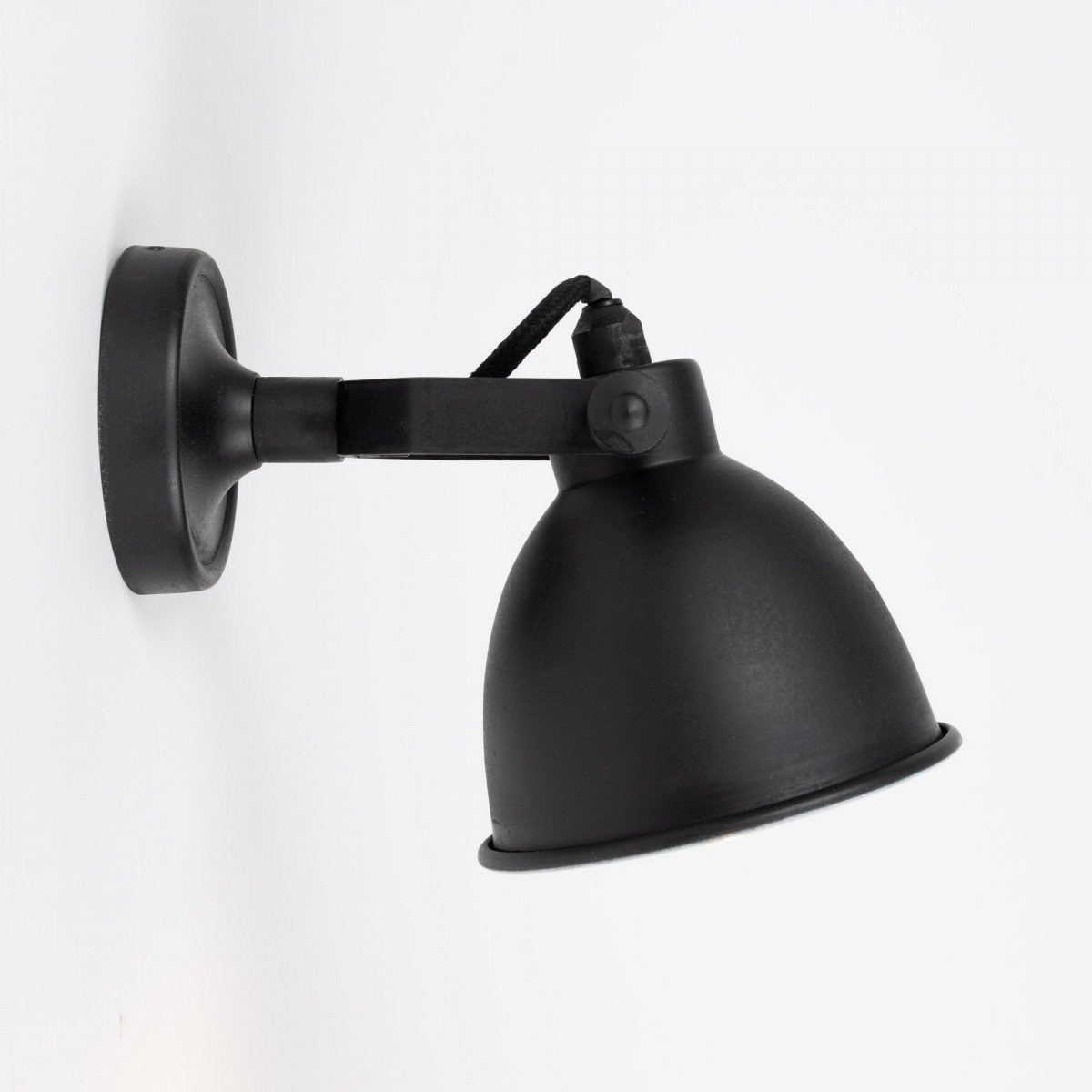 Wand- / Deckenspot Maxim Schwarz