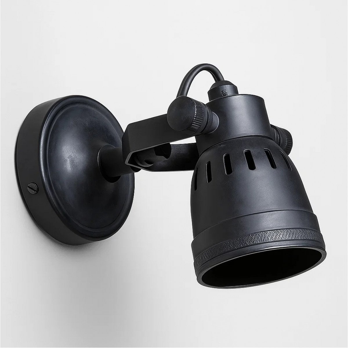 Schwarzer Deckenstrahler Indigo Cover aus Messing von KS Verlichting