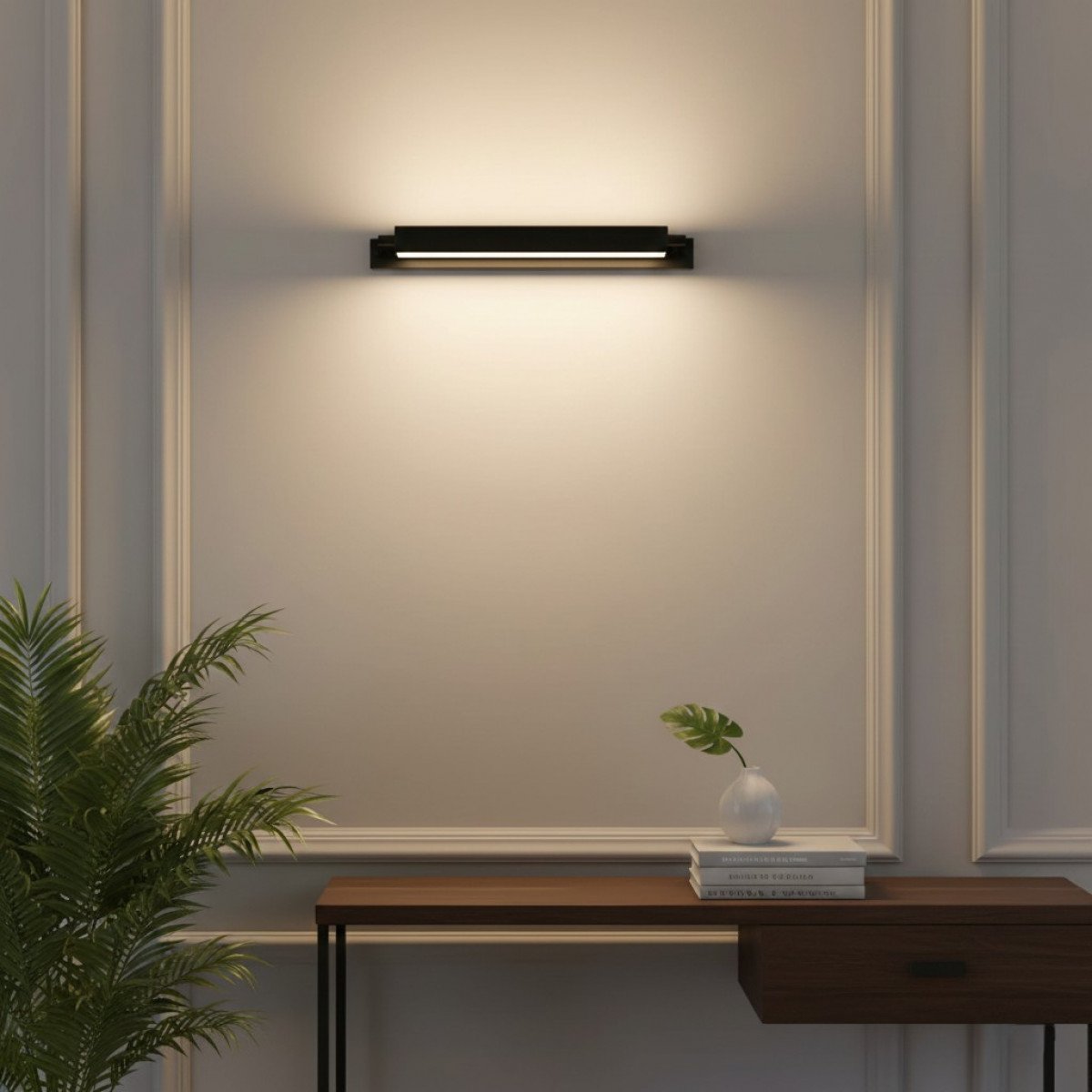 Messinglampe in antikem Schwarz mit E14-Fassung