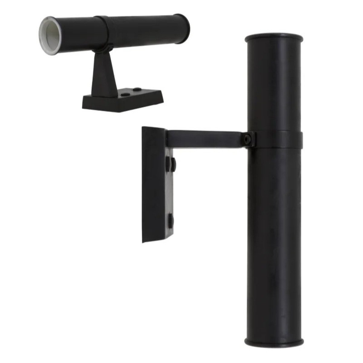 Messinglampe in antikem Schwarz mit GU10-Fassung