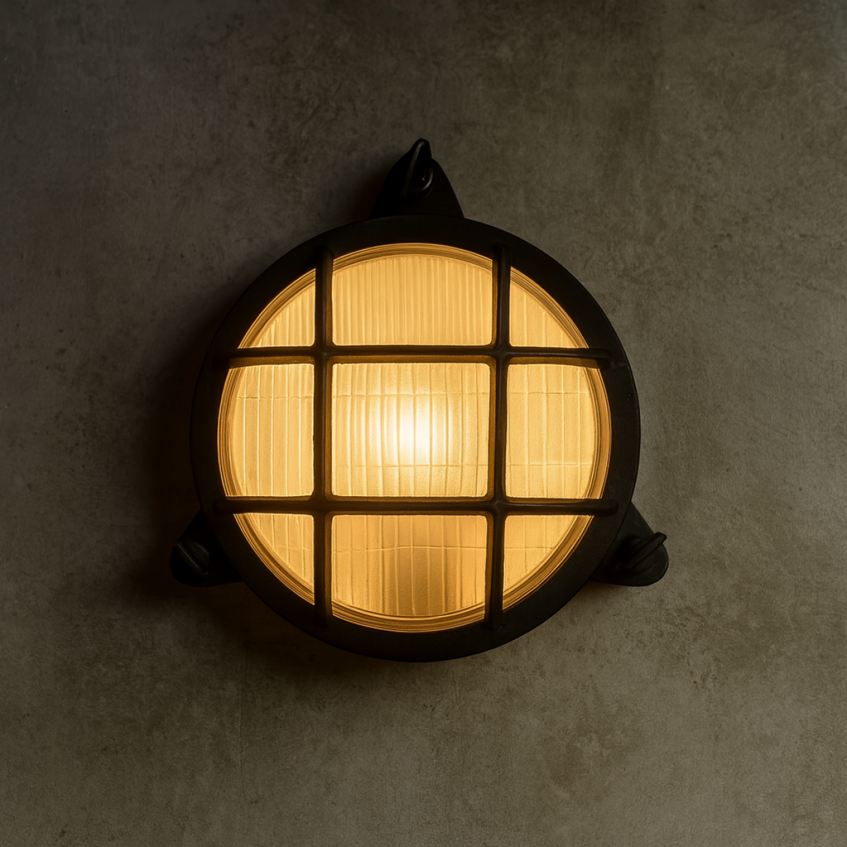 Clipper Wandleuchte Antik-schwarz