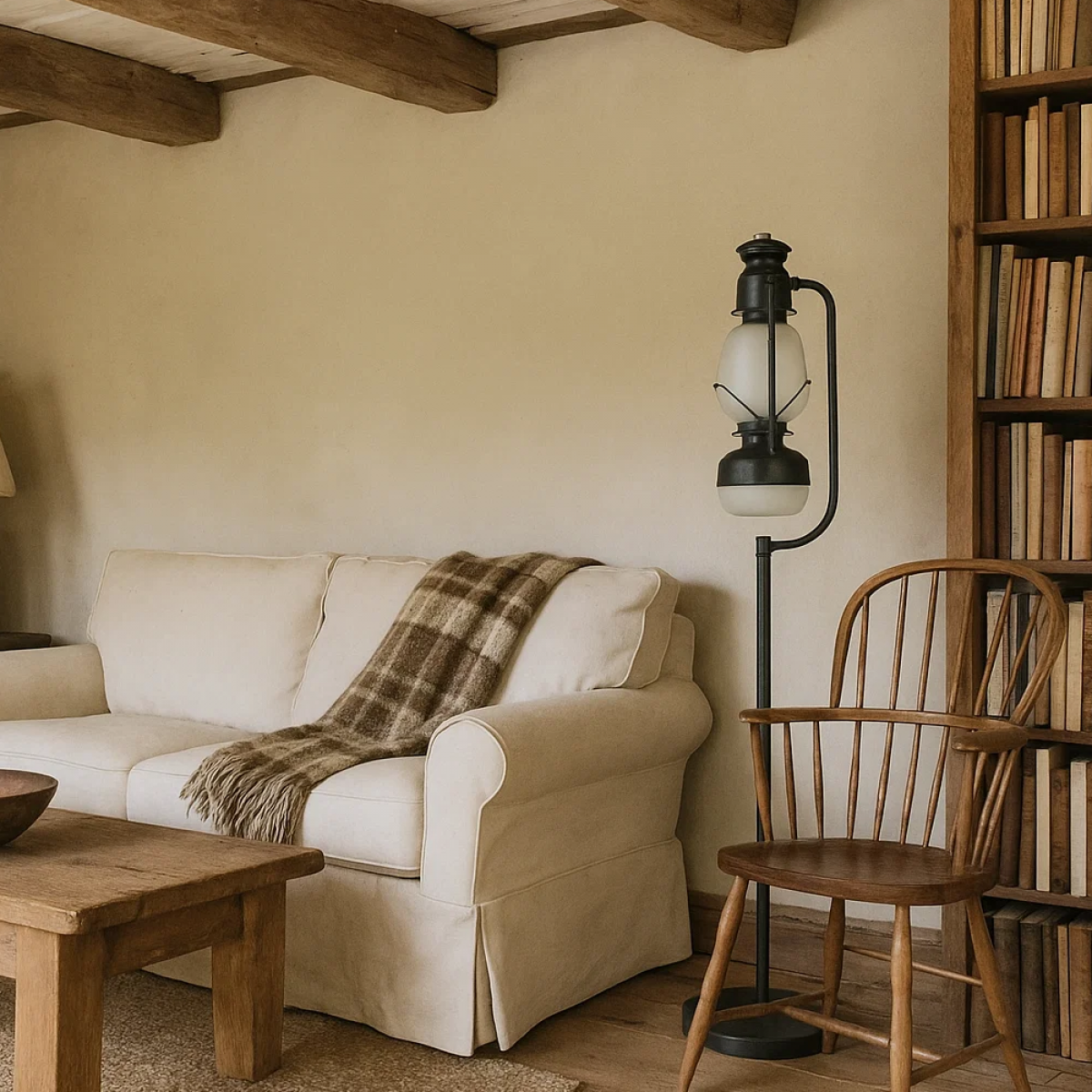 Messinglampe in antikem Schwarz mit E27- und G9-Fassung