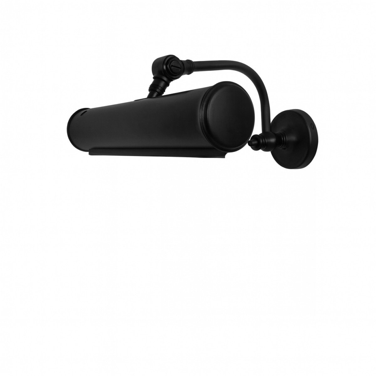 Messinglampe in antikem Schwarz mit E27-Fassung