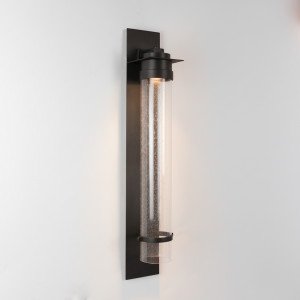 Messinglampe in antikem Schwarz mit E27-Fassung