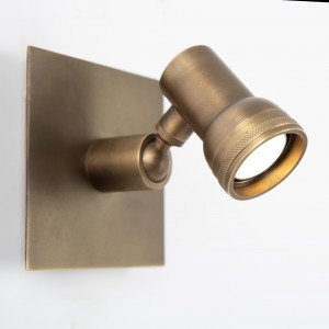 gerichteter Wandspot Messing moderne Innenbeleuchtung
