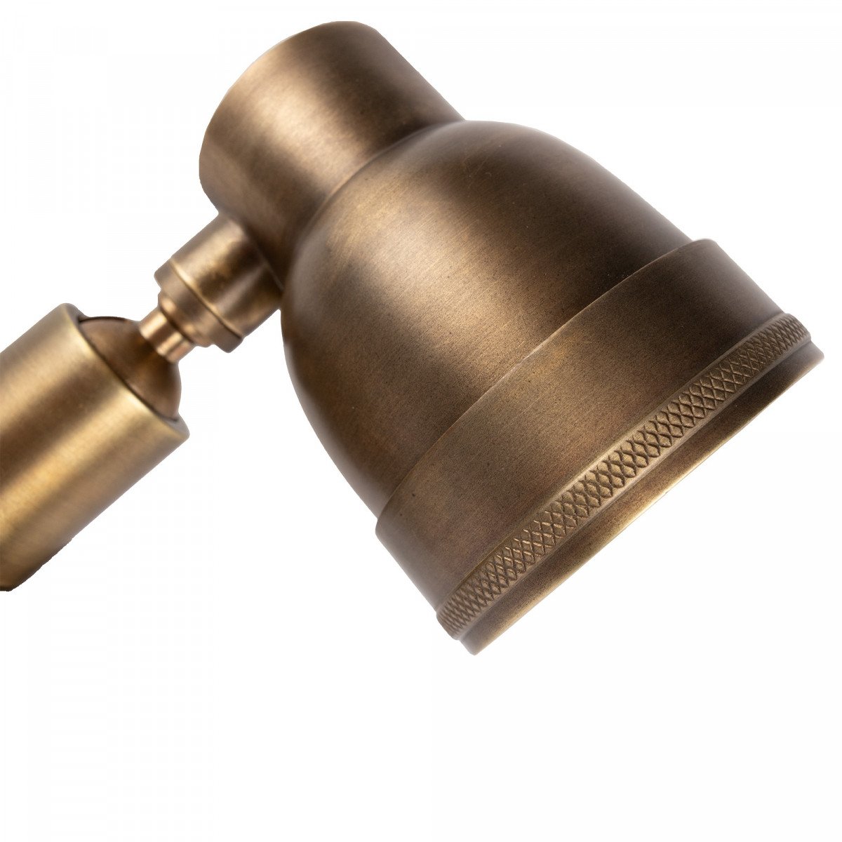 Wandspot Indigo Swirl doppel Messing mit GU10 Fassung von KS Beleuchtung 