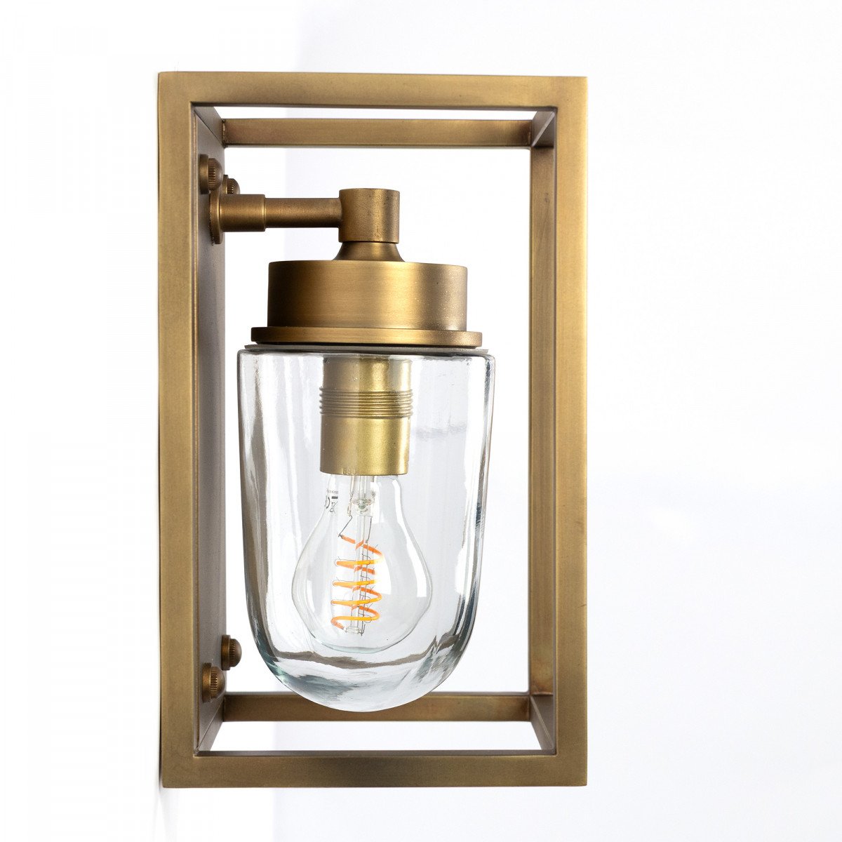 elegante Wandleuchte us hochwertigem Messing gefertigt, Fitzroy Außenwandleuchte