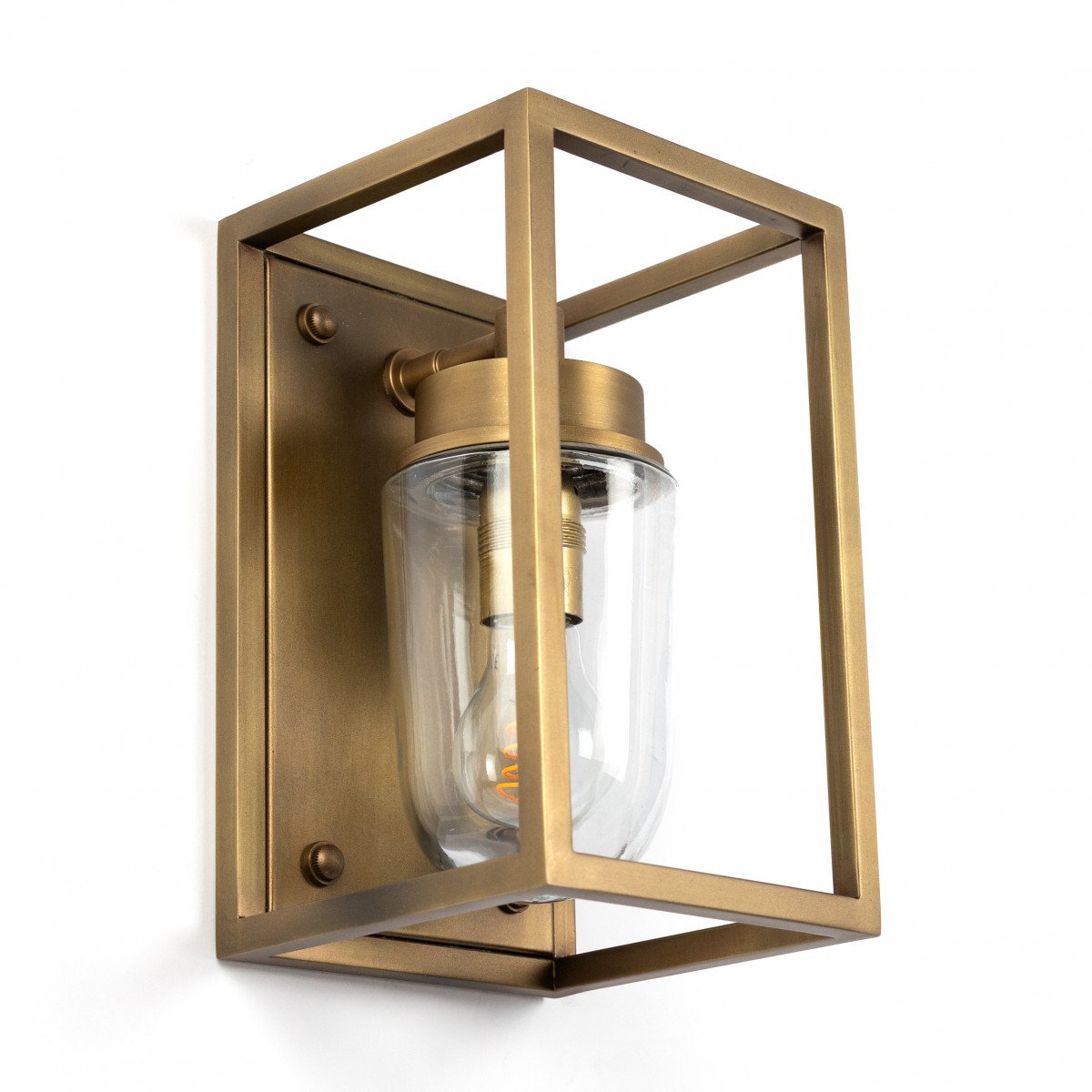 elegante Wandleuchte us hochwertigem Messing gefertigt, Fitzroy Außenwandleuchte