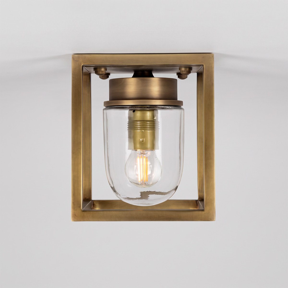 Außenleuchte Ferryhill Deckenlampe Messing 