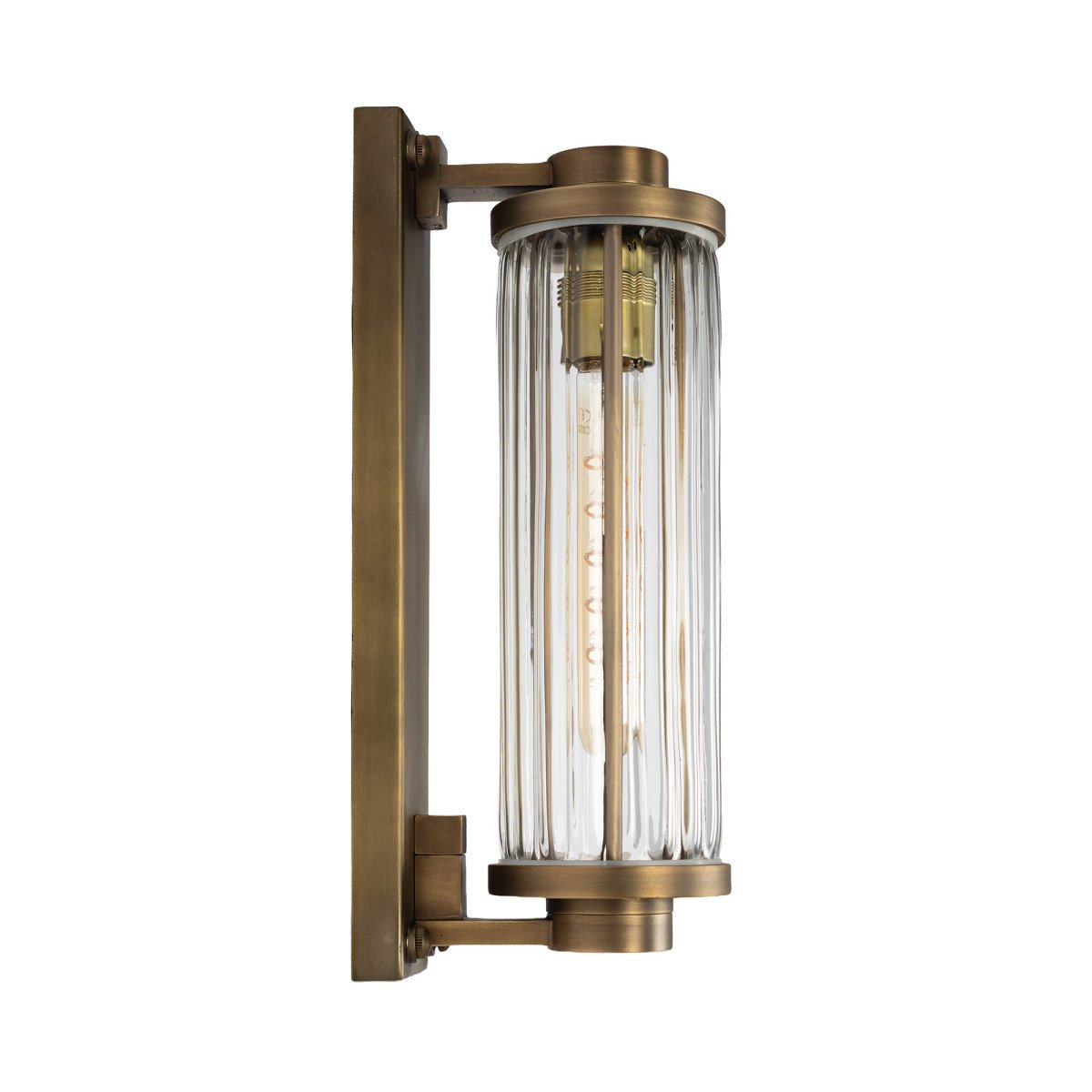 Außenlampe Porter antik messing industriell