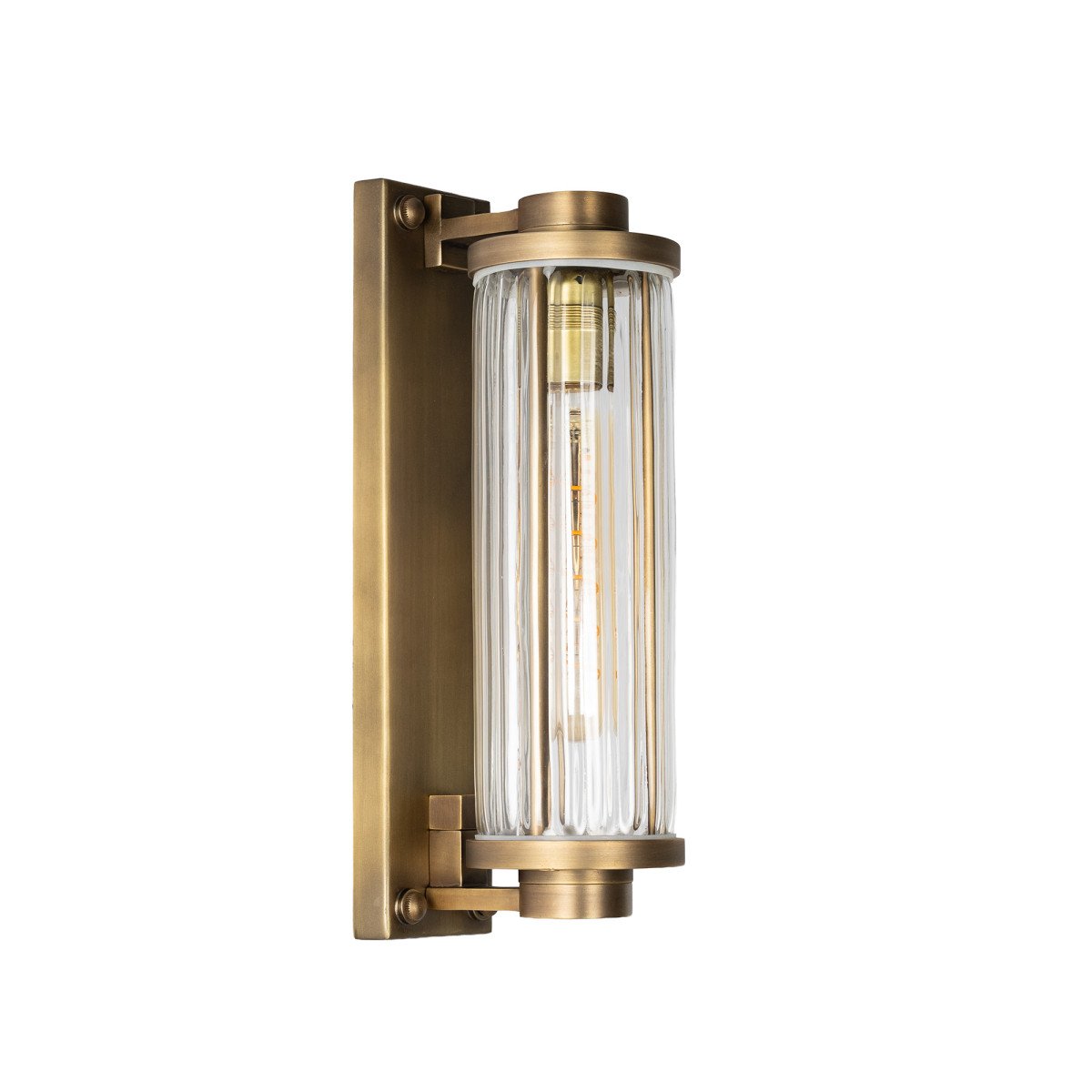 Außenlampe Porter antik messing industriell