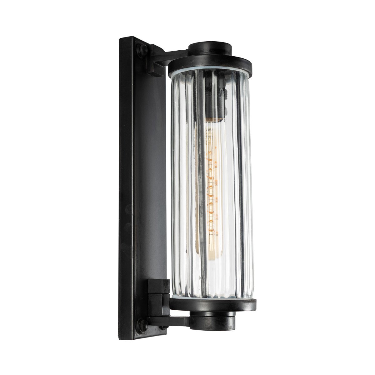 Außenlampe Porter antik schwarz messing industriell