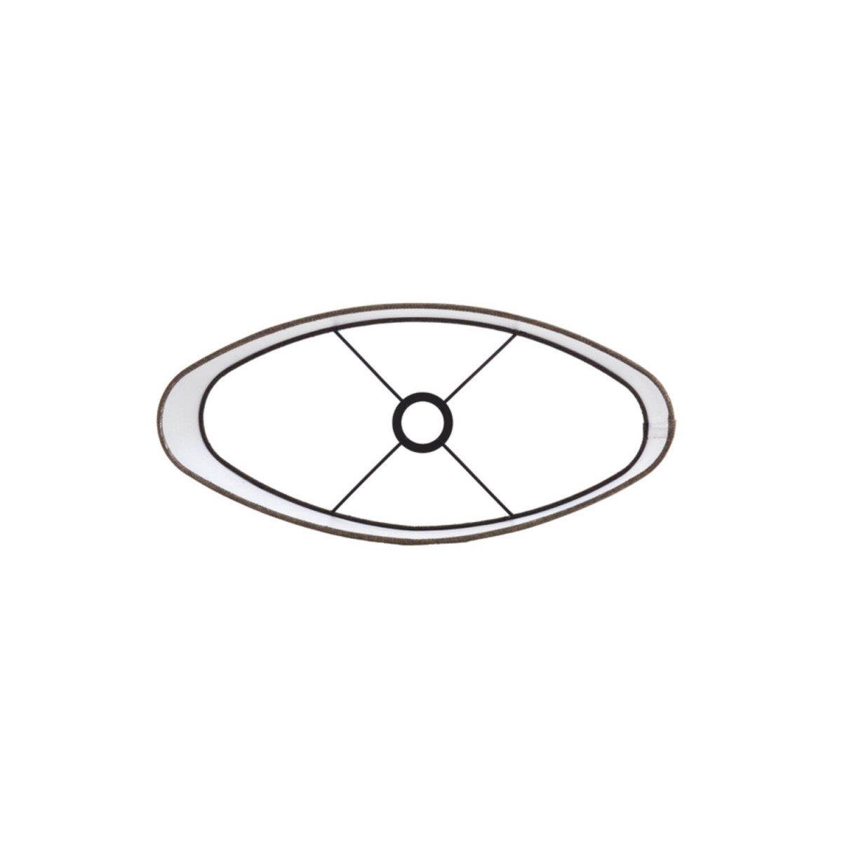 Light & Living BRANFO Lampenschirm Oval Dunkelbraun