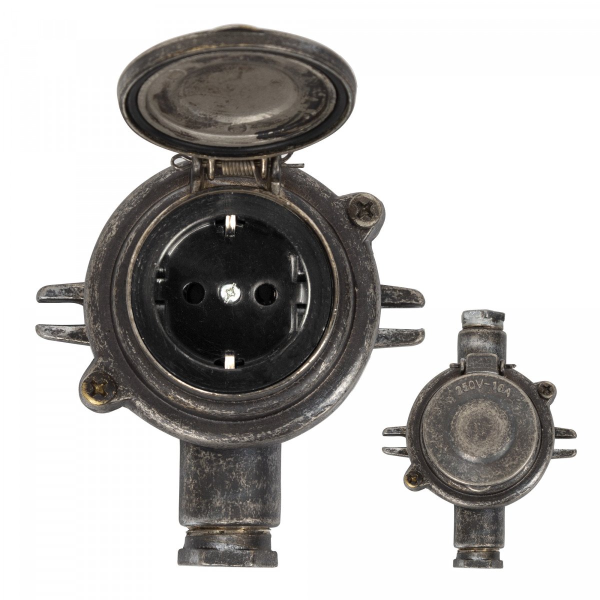 30er Jahre Steckdose II Zinn