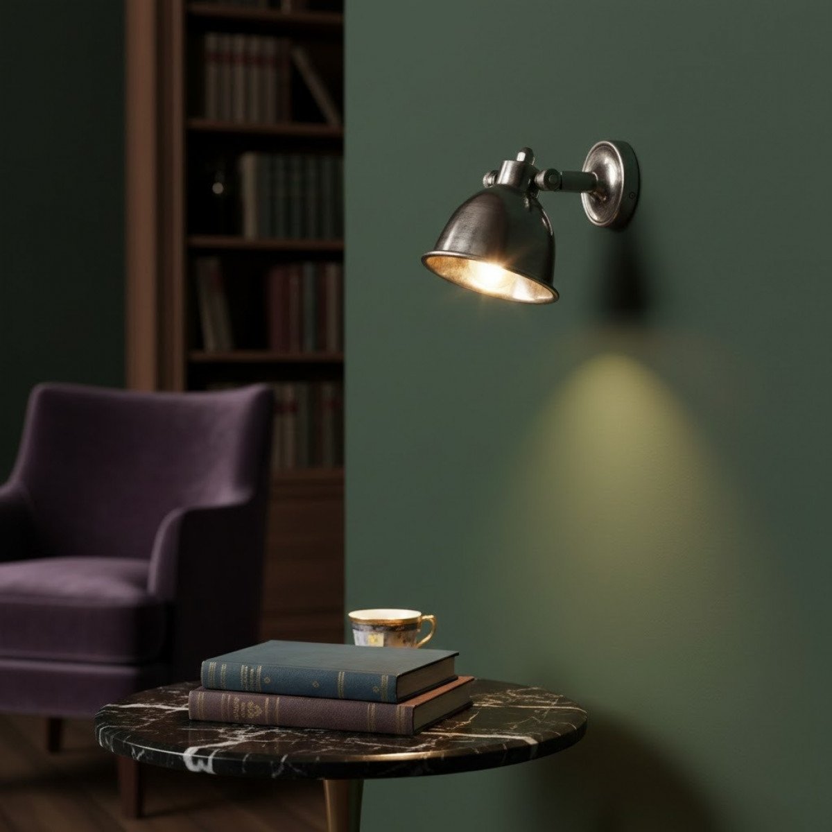 Wand- oder Deckenleuchte Maxim Silber