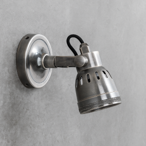 Wand- oder Deckenleuchte Indigo Silber