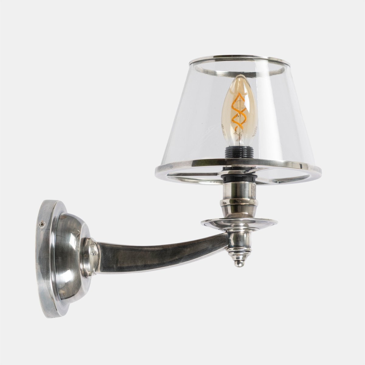Wandleuchte Dufay antik silber