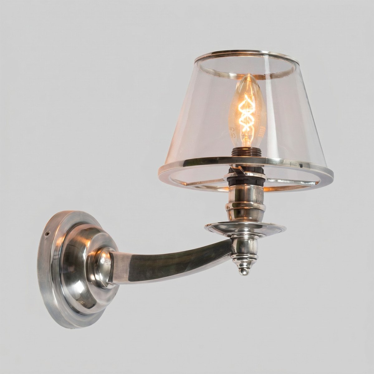Wandleuchte Dufay antik silber