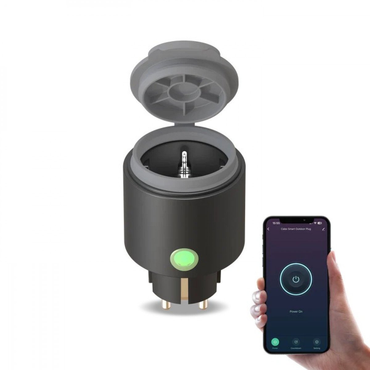 Calex Smart Outdoor Plug – smarte Außensteckdose IP44