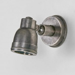 Indigo Swirl Outdoor Spot silber