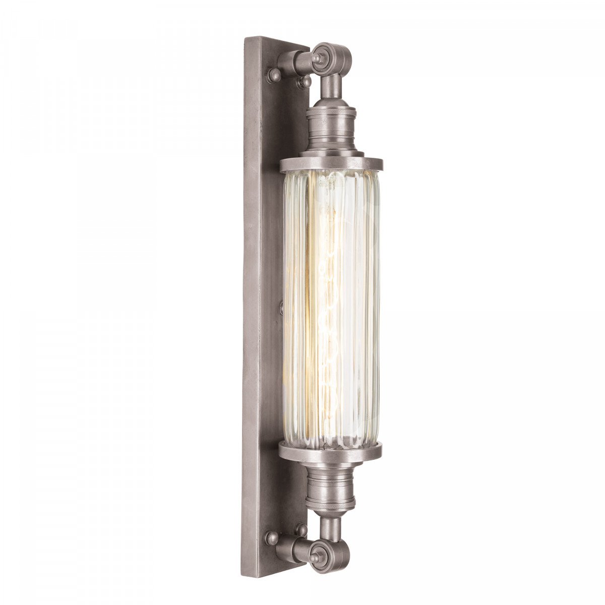 Messing Außenlampe anthrazit Silber Design E27 Wandlampe