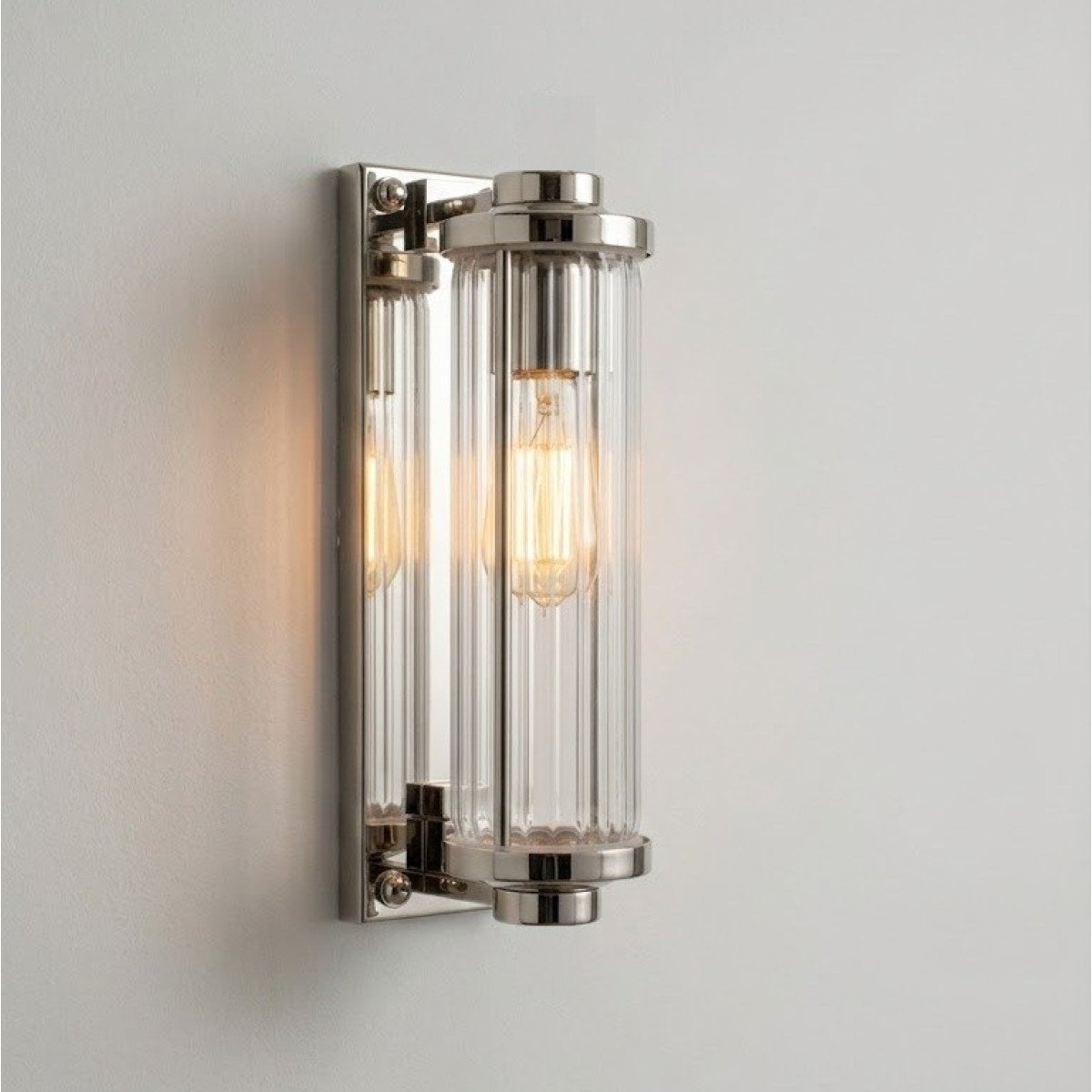 Außenlampe Porter antik silber messing industriell