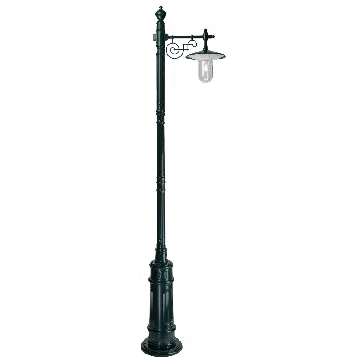 Klassische grüne Laterne 250 cm KS Verlichting