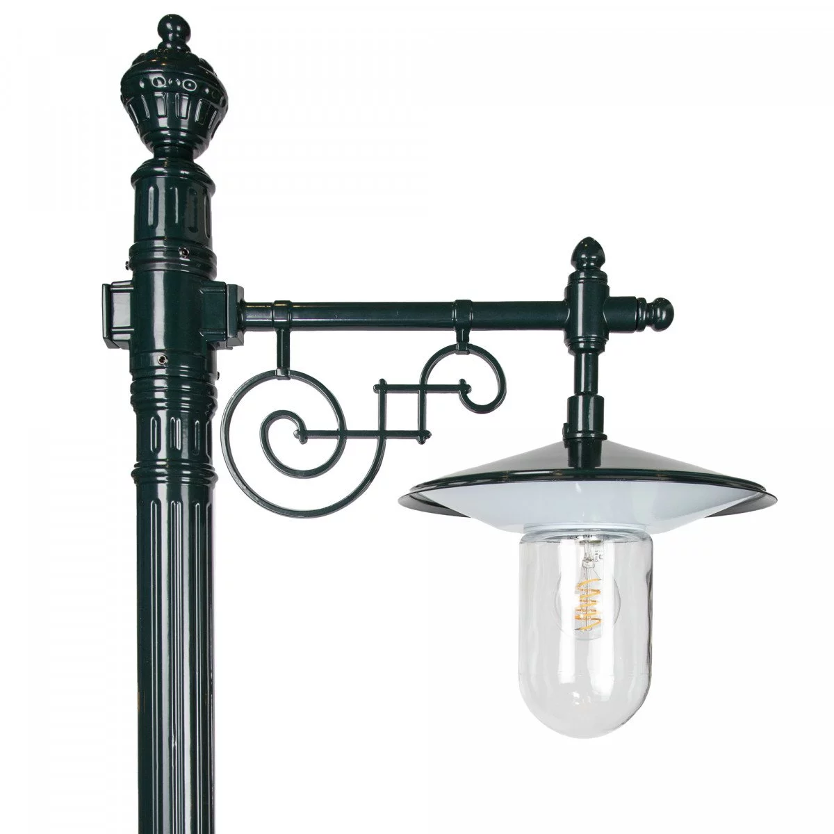 Klassische grüne Laterne 250 cm KS Verlichting