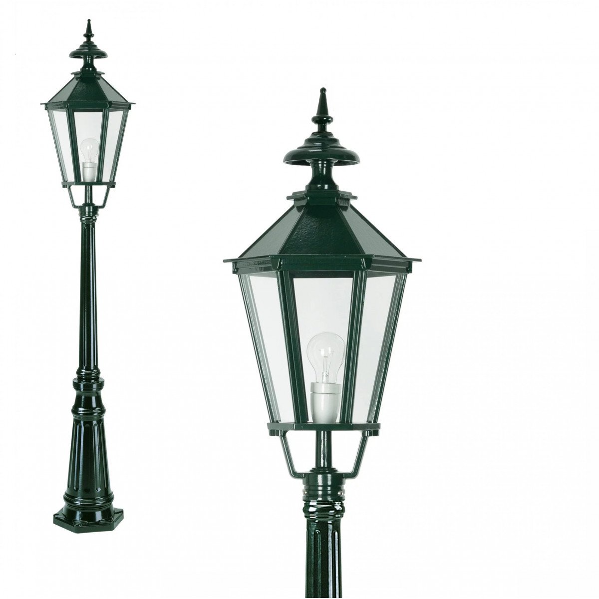 Gartenlaterne - Baden-Laterne (5906-1504) - KS Lighting - Außenbeleuchtung Hexagon