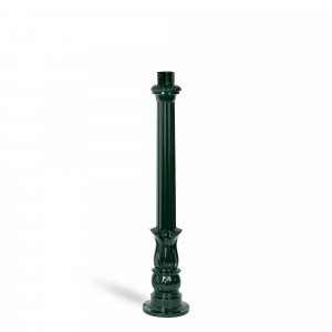 Laternenpfahl H9 aus Aluminiumguss mit doppelter Pulverbeschichtung 