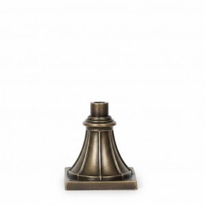 Sockel Madrid Bronze Aluminium Außenbeleuchtung KS Verlichting Sockel Madrid Bronze Aluminium Außenbeleuchtung KS Verlichting
