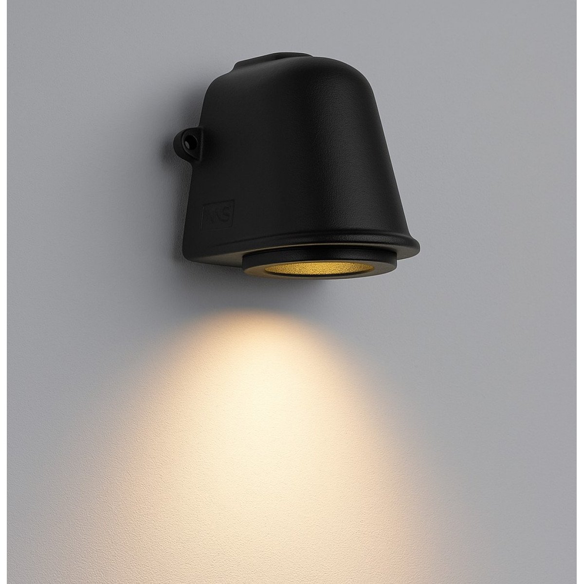 Außenwandleuchte Offshore Downlight Schwarz