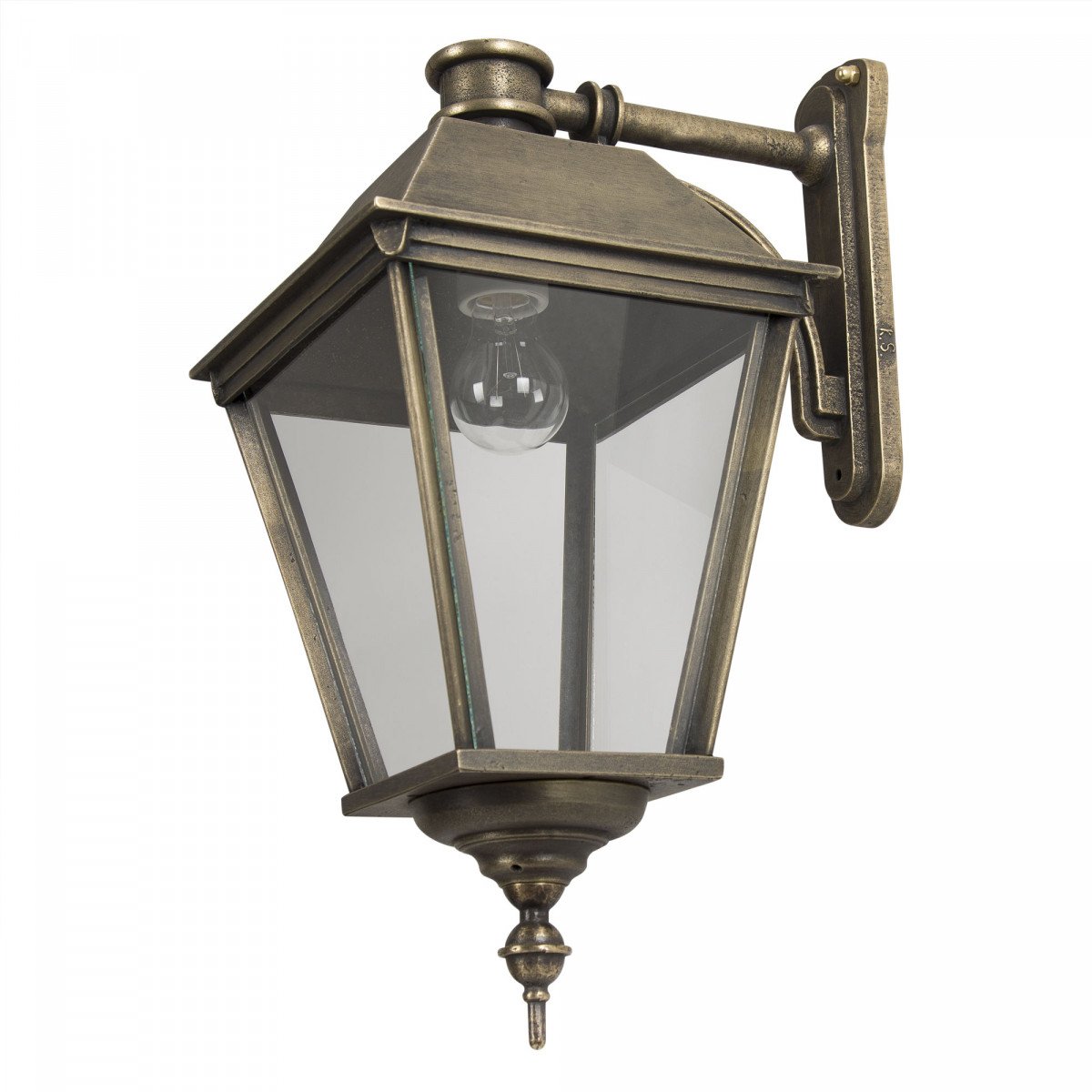 Klassische Wandleuchte Halle Bronze