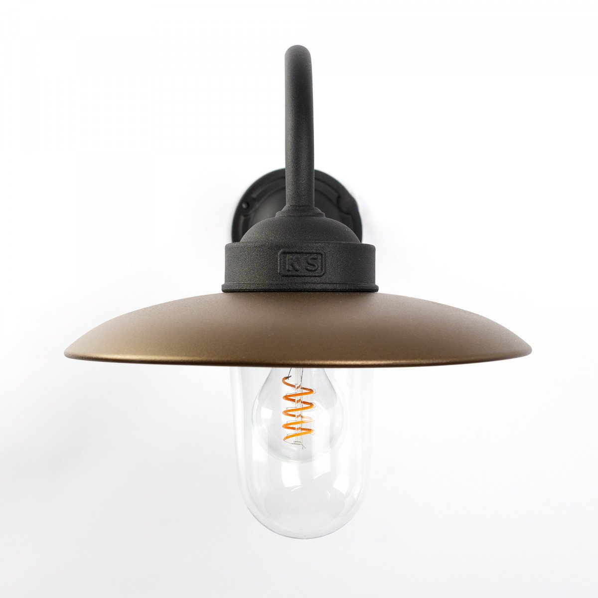 Stalllampe Solingen Wandleuchte Schwarz Bronze Ländlich