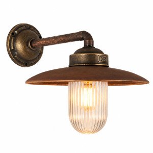 Außenleuchte Mayenne 2 Bronze/Kupfer Stalllampe ländlich